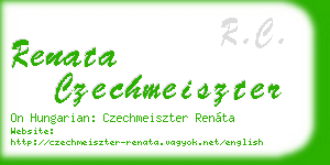 renata czechmeiszter business card