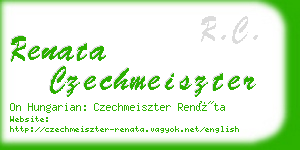 renata czechmeiszter business card